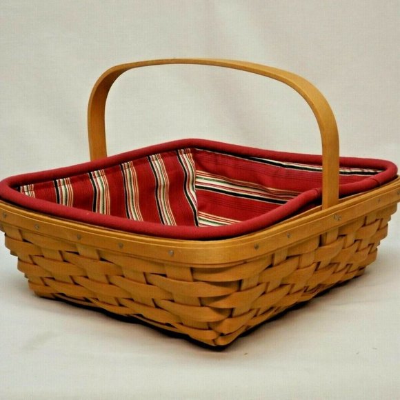 Longaberger 2005 Napkin Basket with Liner - Picture 5 of 14
